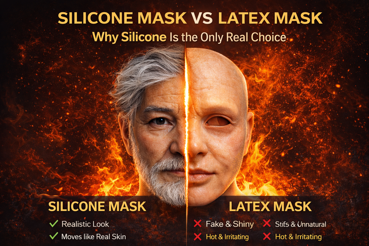 Silicone Mask vs Latex Mask: Why Silicone Is the Only Real Choice