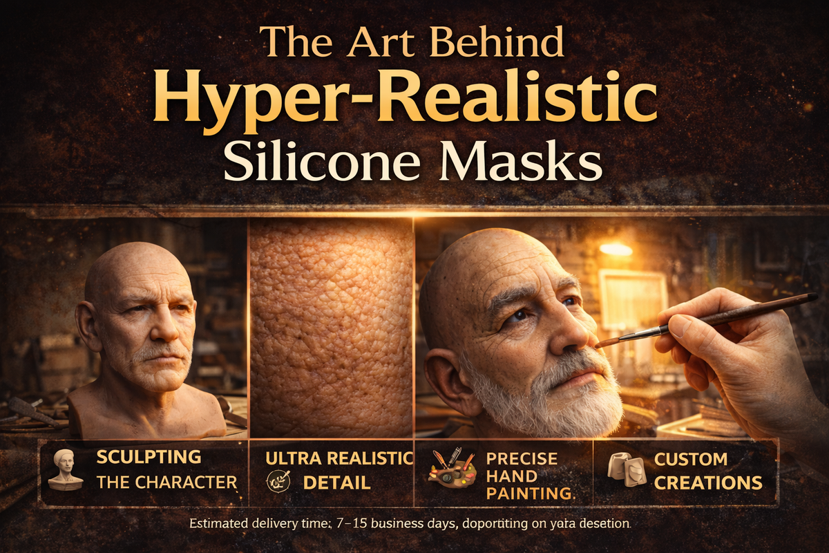 The Art Behind Hyper-Realistic Silicone Masks