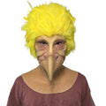 Funny Yellow Bird Mask Full Head – Realistic Animal Cosplay Mask for Halloween, Party & Prank