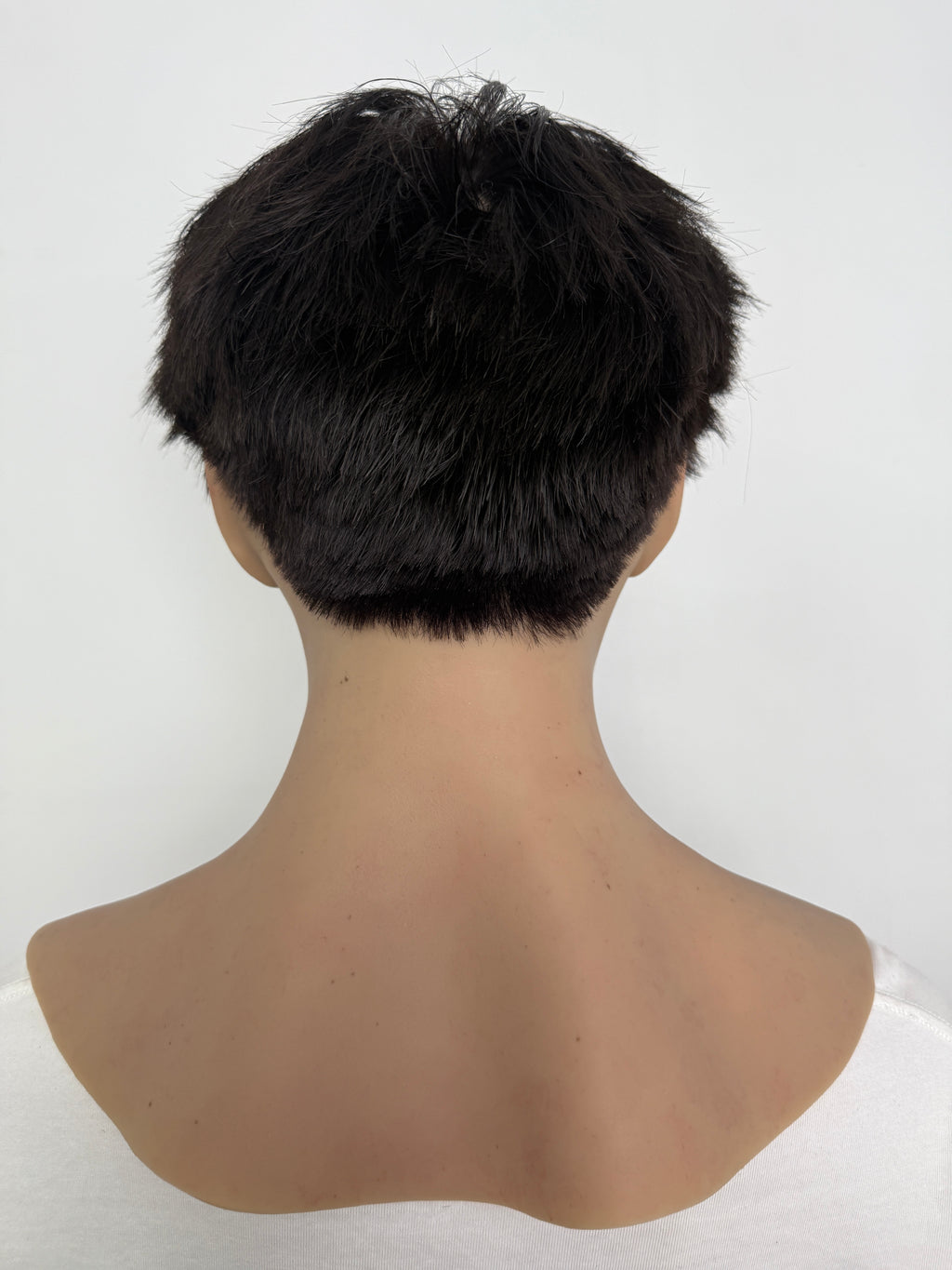 Máscara de silicona ultrarrealista de cabeza completa de hombre asiático joven – Máscara de disfraz de cosplay color piel natural con pelo