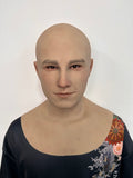 Ultra Realistic Bald Young Man Silicone Mask Full Head – Hyper Real Male Disguise Mask for Cosplay, Prank & Film