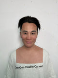 Ultra Realistic Asian Male Silicone Mask Full Head – Natural Young Man Disguise Mask for Cosplay, Prank & Film