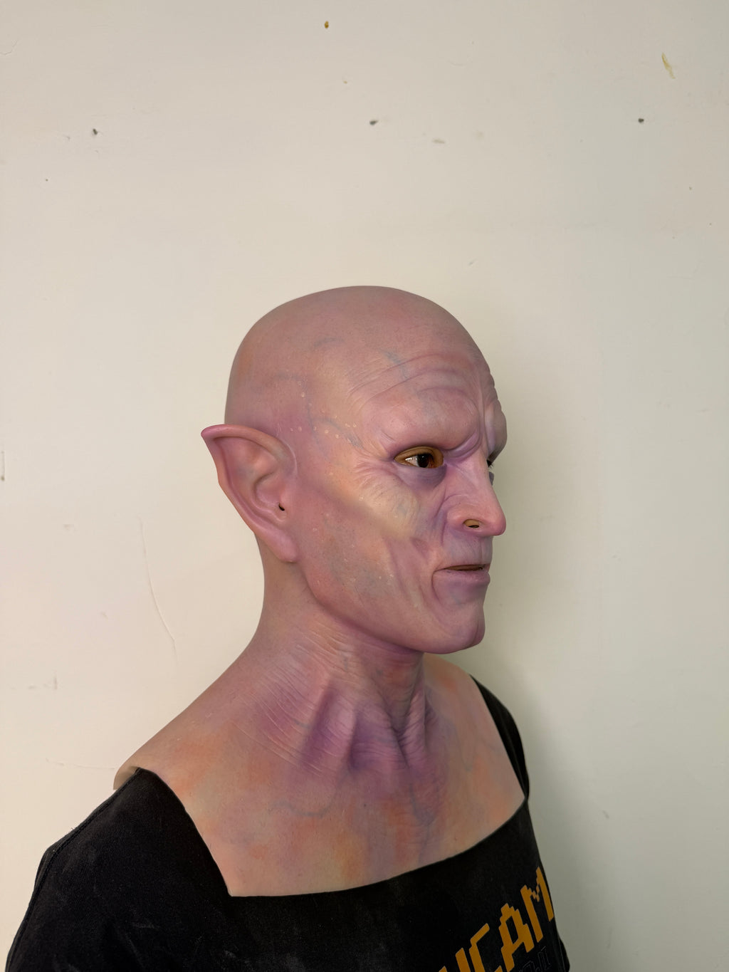 Ultra Realistic Alien Silicone Mask Full Head – Hyper Real Creature Mask for Cosplay, Film FX & Halloween