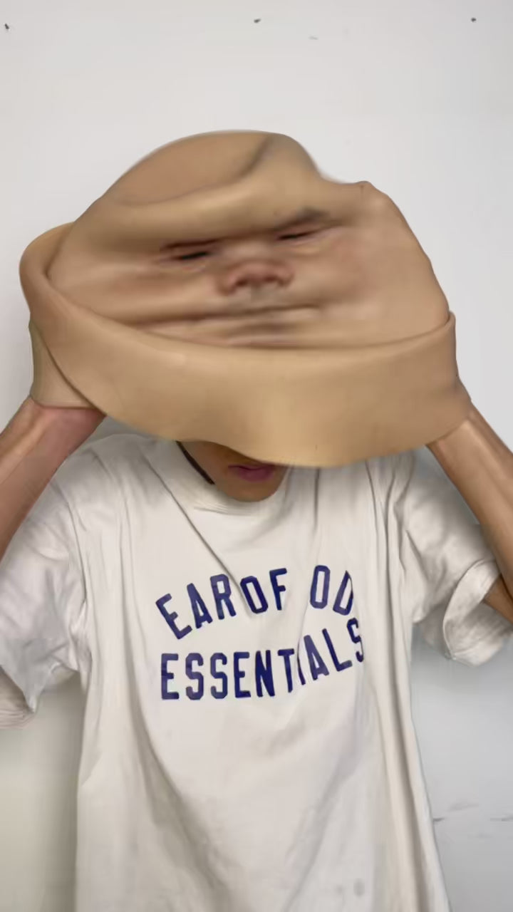 Ultra Realistic Asian Male Silicone Mask – Full Head Human Face Disguise Mask for Film, Social Experiment & Transformation